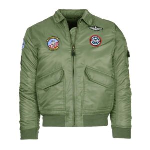 CWU kinder flight jacket groen