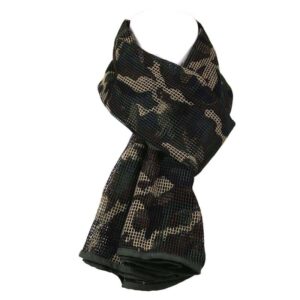 Woodland camouflage net sjaal