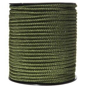 Groene touw op rol 5 millimeter 60 meter lang