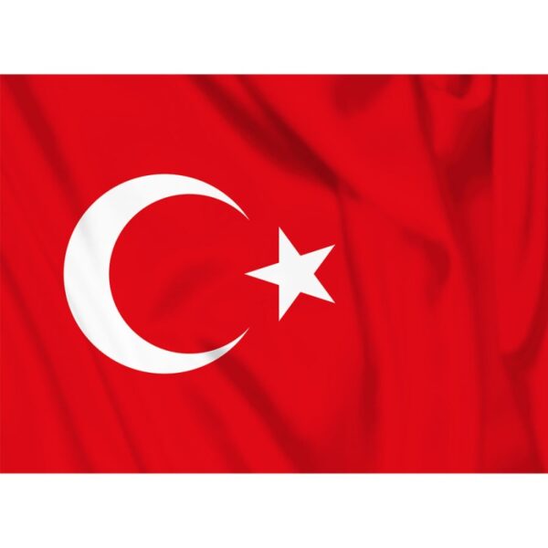 vlag van turkije met de afmeting 100x150 centimeter van het merk fosco industries