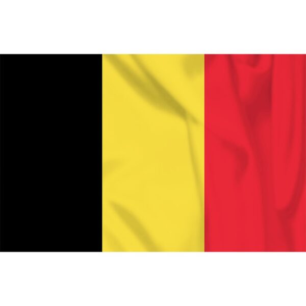 vlag van Belgie met de afmeting 100x150 centimeter van het merk fosco industries