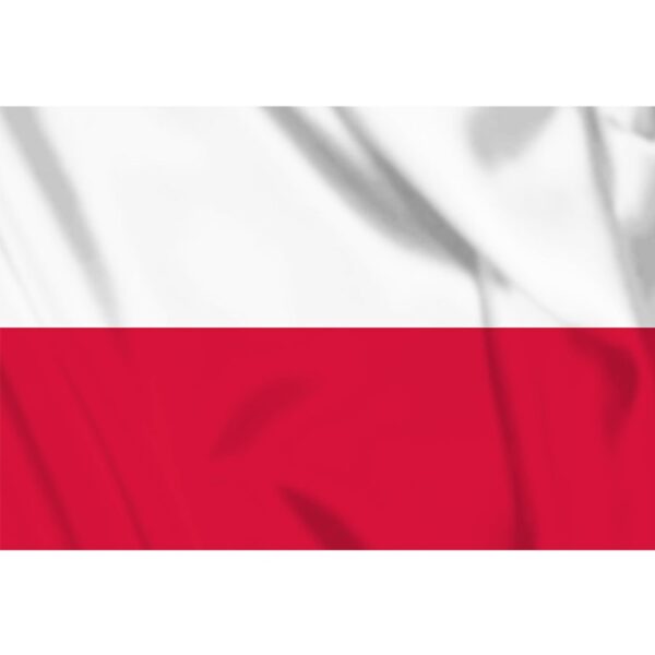 vlag van Polen met de afmeting 100x150 centimeter van het merk fosco industries