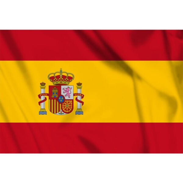 vlag van Spanje met de afmeting 100x150 centimeter van het merk fosco industries