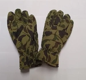 Gevoerde camouflage handschoenen