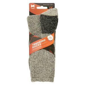 Grijze volwassen thermo medium tracking sokken van het merk xtreme
