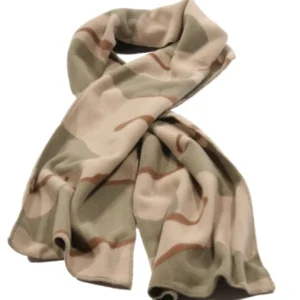 Desert camouflage patroon fleece sjaal