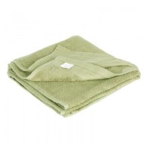 Groene gebruikte militaire handdoek