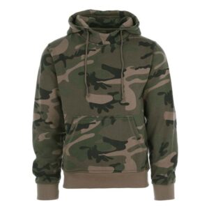 Woodland camouflage hoodie