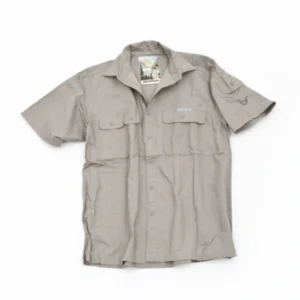 Safari overhemd van 100% katoen met korte mouw