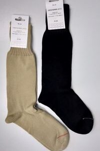 Zwarte en khaki leger sokken