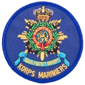 Blauwe korps mariniers badge