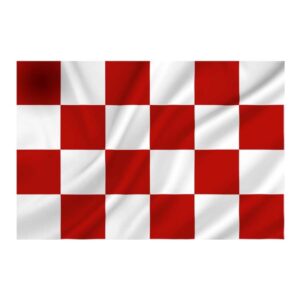Wit met rode ruiten Noord-Brabantse vlag